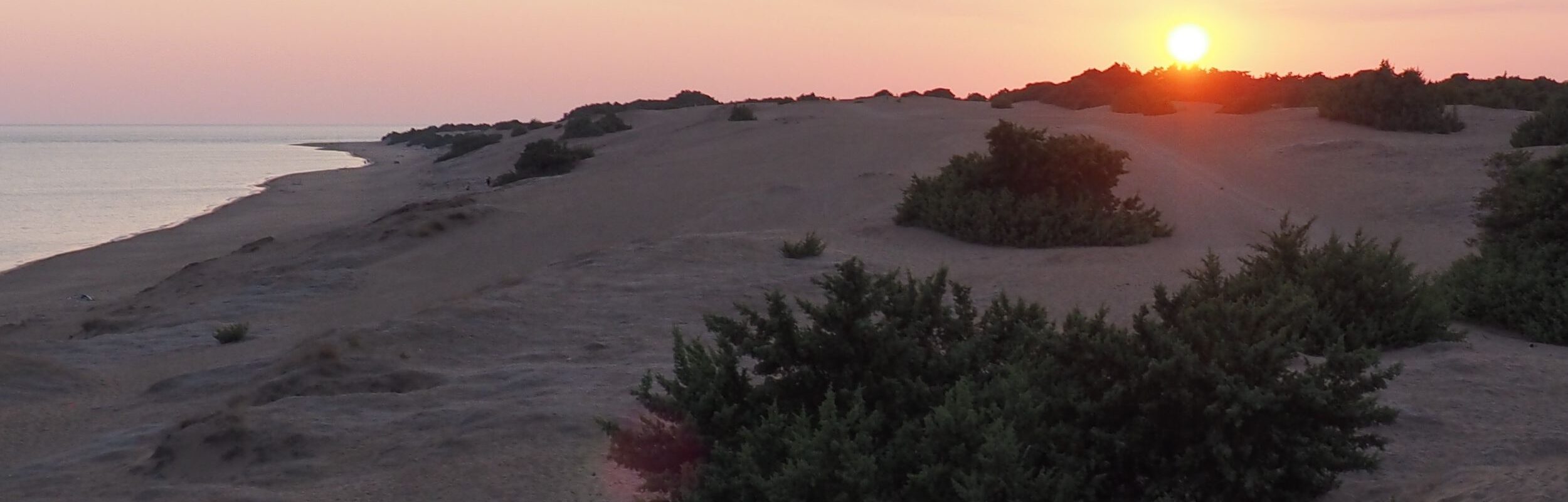 Korfu Landschaft Mit Sonnenuntergang